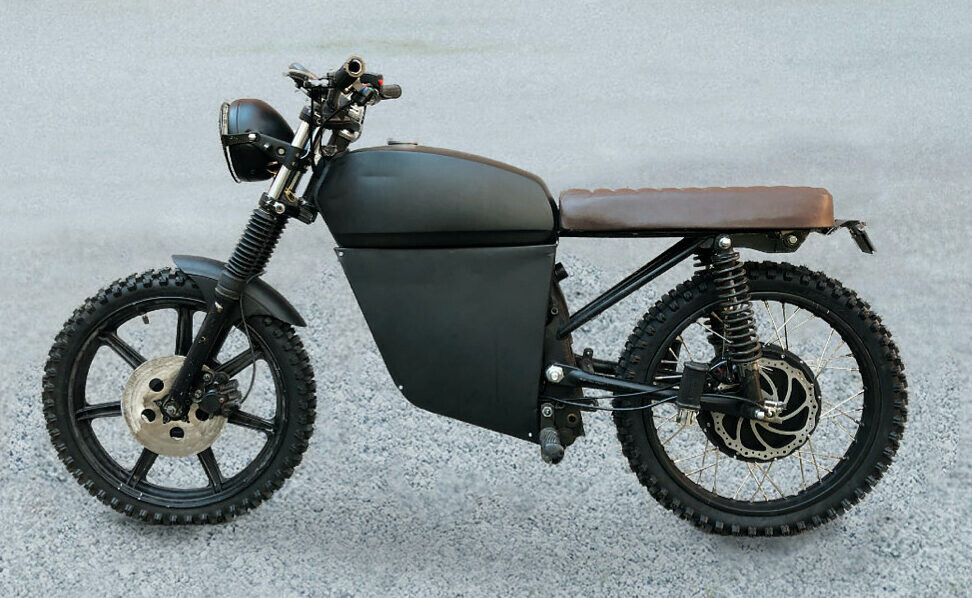 Black Tea Vintage Scrambler - Electric Moped 2025 - 🇮🇪 Ireland